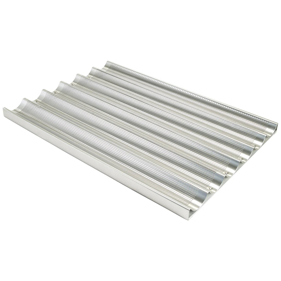 Bandeja de aluminio para baguettes de 6 ranuras WINCO ABPN-6