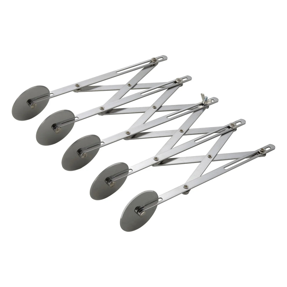 Separador de masa ajustable de acero inoxidable de 5 ruedas WINCO ADD-5