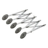Separador de masa ajustable de acero inoxidable de 5 ruedas WINCO ADD-5