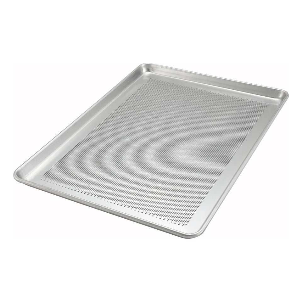 Bandeja de aluminio perforada de 18" x 26" WINCO ALXP-1826P