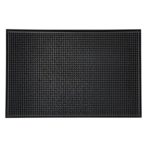 Alfombrilla de bar 12"x18"color negro WINCO BM-1812K