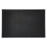 Alfombrilla de bar 12"x18"color negro WINCO BM-1812K