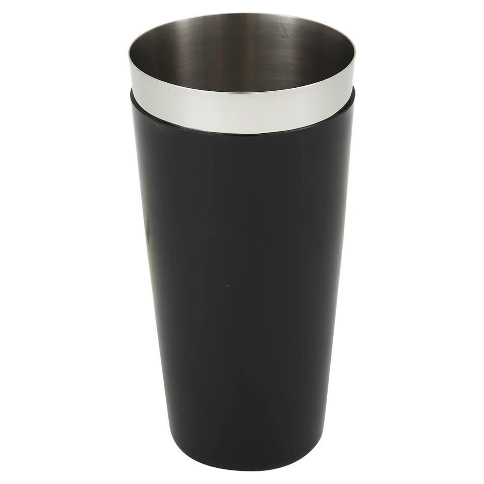Vaso coctelero de acero inoxidable negro 28oz WINCO BS-28P