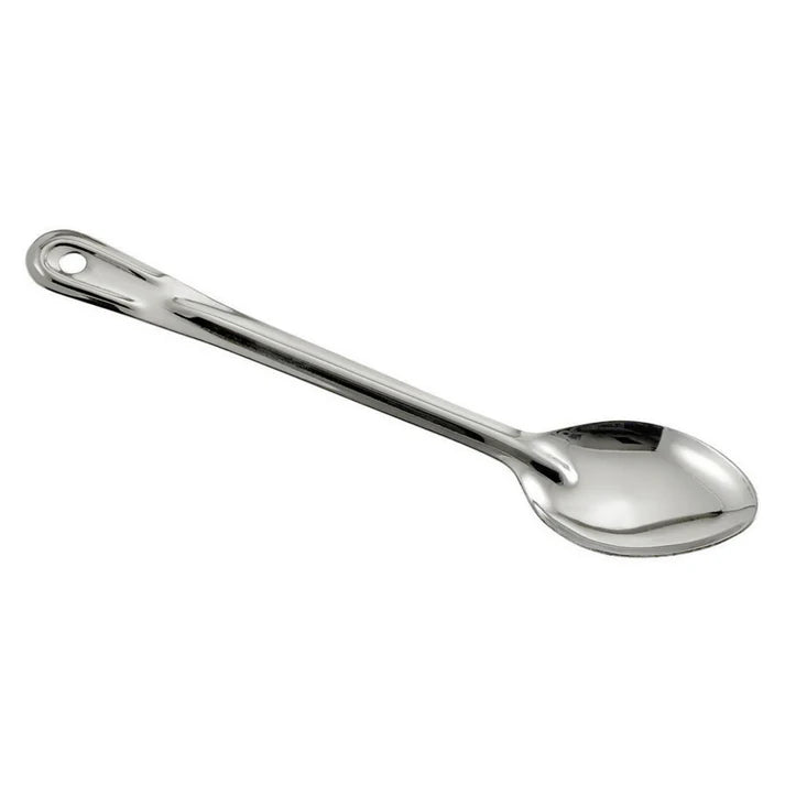 Cuchara para rociar de alta resistencia de acero inoxidable 1,5 mm - Sólida de 28 cm (11") WINCO BSOT-11H