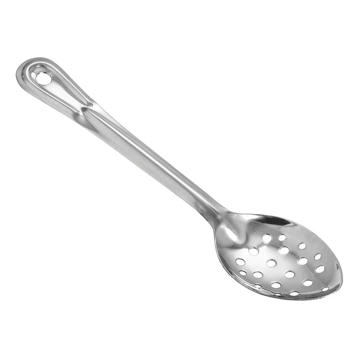 Cuchara para rociar de acero inoxidable 1,2 mm - Perforada de 28 cm (11") WINCO BSPT-11