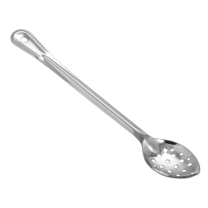 Cuchara para rociar de acero inoxidable 1,2 mm - Perforada de 38 cm (15") WINCO BSPT-15