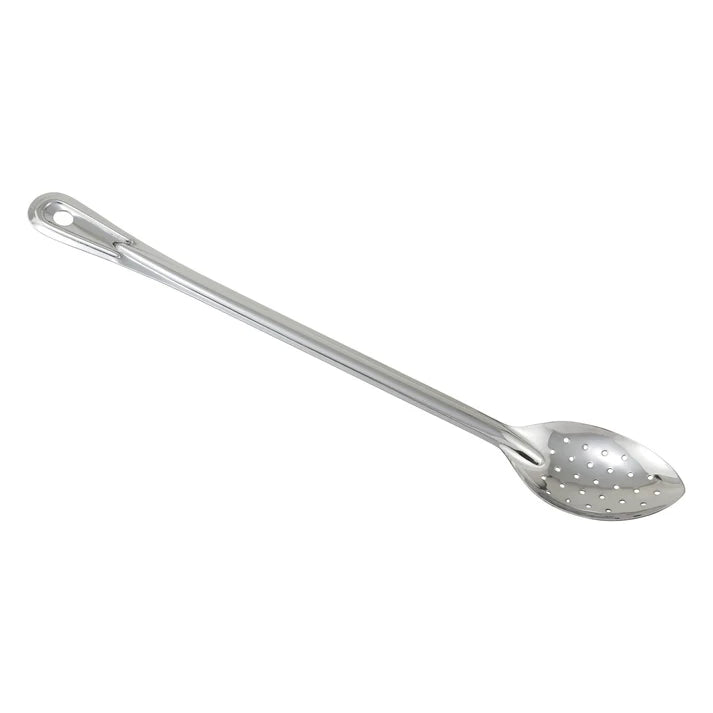 Cuchara para rociar de alta resistencia de acero inoxidable 1,2 mm - Perforada de 45,7 cm (18") WINCO BSPT-18