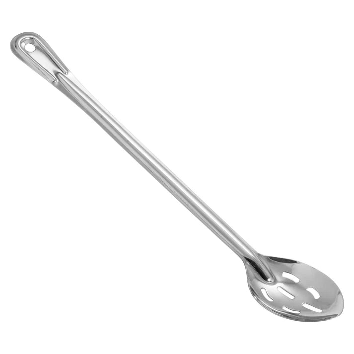 Cuchara para rociar de alta resistencia de acero inoxidable 1,2 mm - Ranurada de 45,7 cm (18") WINCO BSST-18