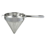 Colador de acero inoxidable con tapa de porcelana - 8", fino WINCO CCS-8F