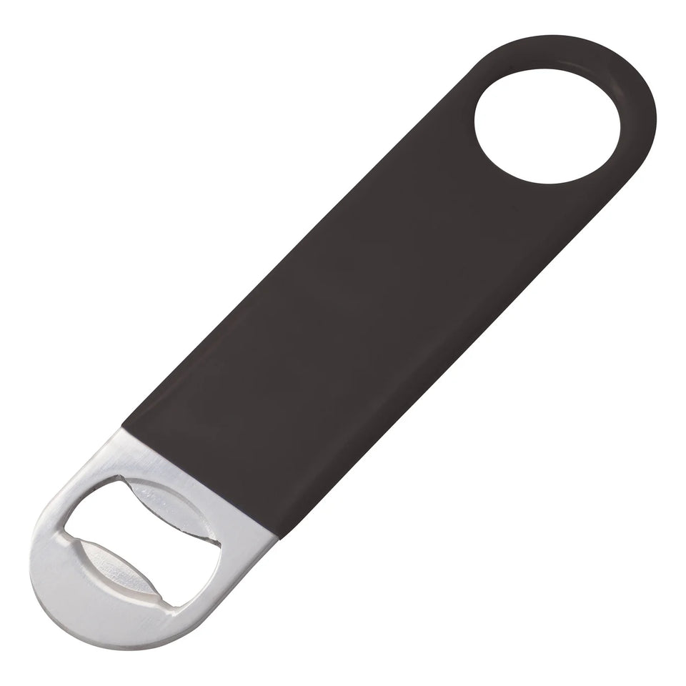 Destapador plano de acero inoxidable negro WINCO CO-301PK