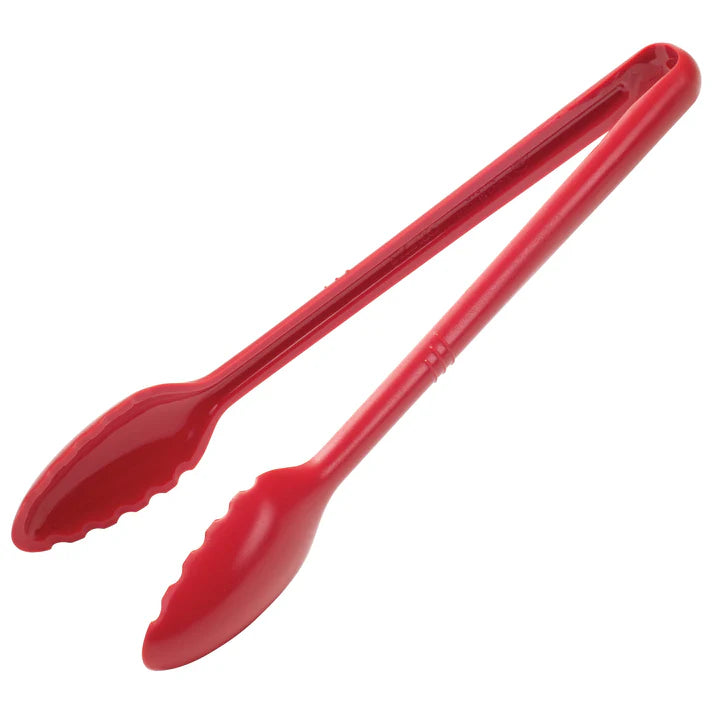 Pinzas para servir Curv™ de 30 cm color rojo WINCO CVST-12R