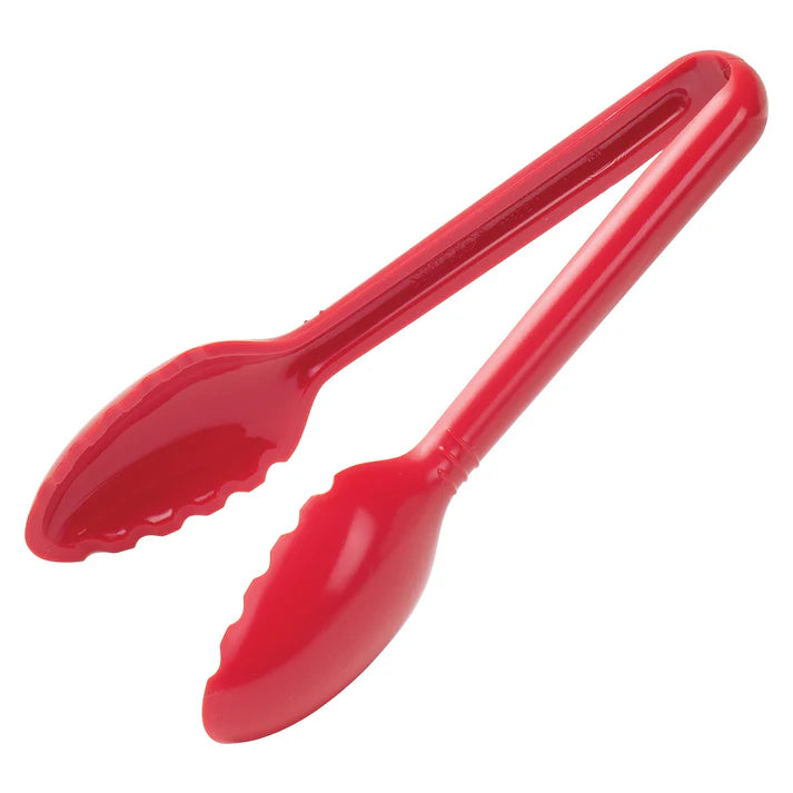 Pinzas para servir Curv™ de 15 cm color rojo WINCO CVST-6R