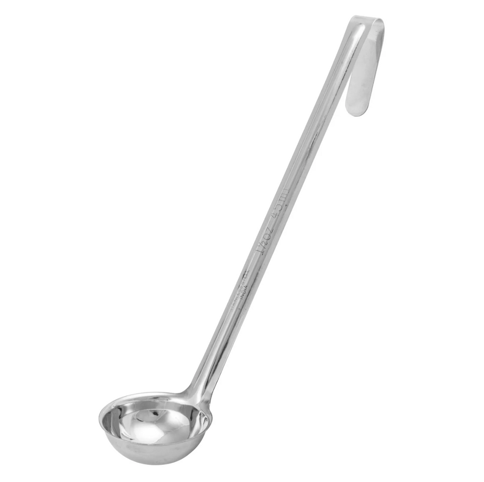 Cucharón de acero inoxidable de una sola pieza de 1-1/2 Oz WINCO LDI-1.5