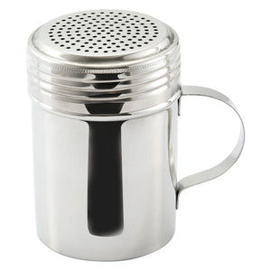 Espolvoreador de acero inoxidable con asa de 10 oz WINCO DRG-10