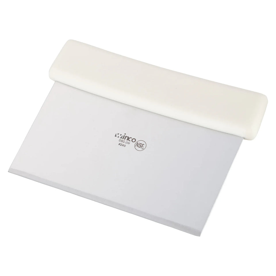 Raspador de masa de acero inoxidable WINCO DSC-2W