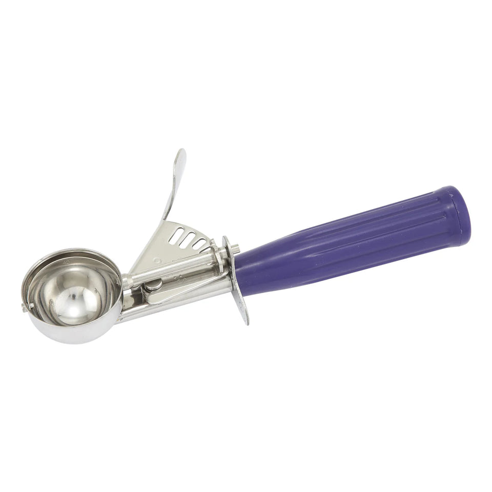 Cuchara para helado de acero inoxidable #40 morado WINCO ICD-40