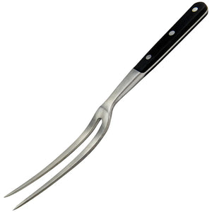 Tenedor de cocina curvo de acero de 30 cm WINCO KFP-62