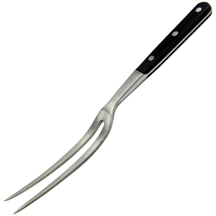Tenedor de cocina curvo de acero de 30 cm WINCO KFP-62