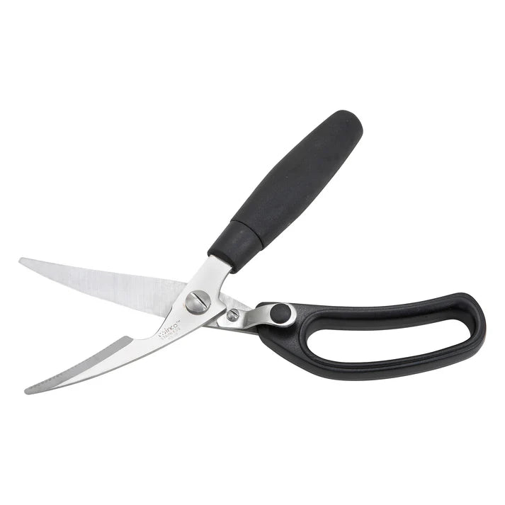 Tijeras para aves, mango de polipropileno suave, acero inoxidable WINCO KS-02