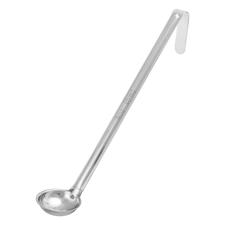 Cucharón de acero inoxidable de una sola pieza de 1/2 oz WINCO LDI-0