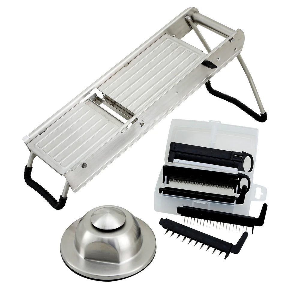 Set de mandolina de acero inoxidable WINCO MDL-15