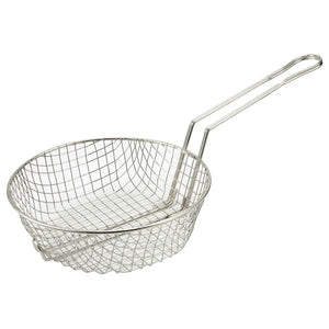 Cesta culinaria de acero niquelado - Gruesa, 10" WINCO MSB-10