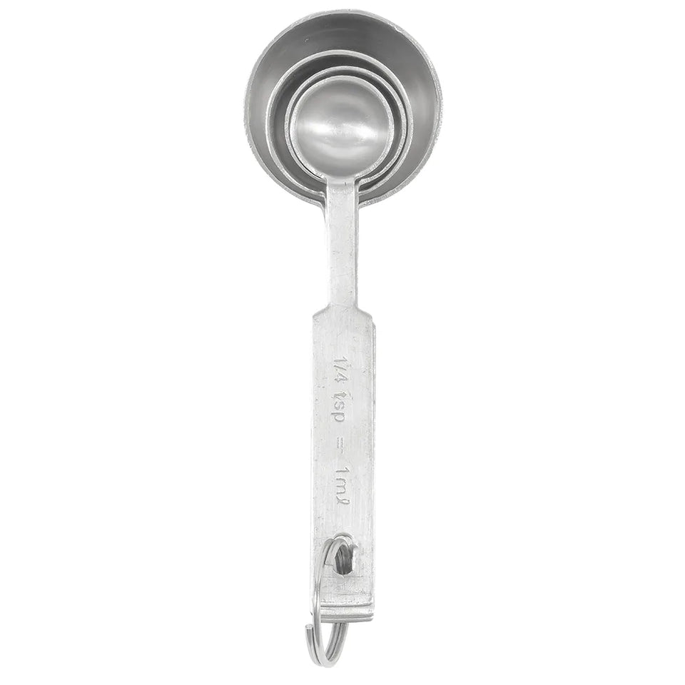 Set de cucharas medidoras deluxe acero inoxidable WINCO MSPD-4X