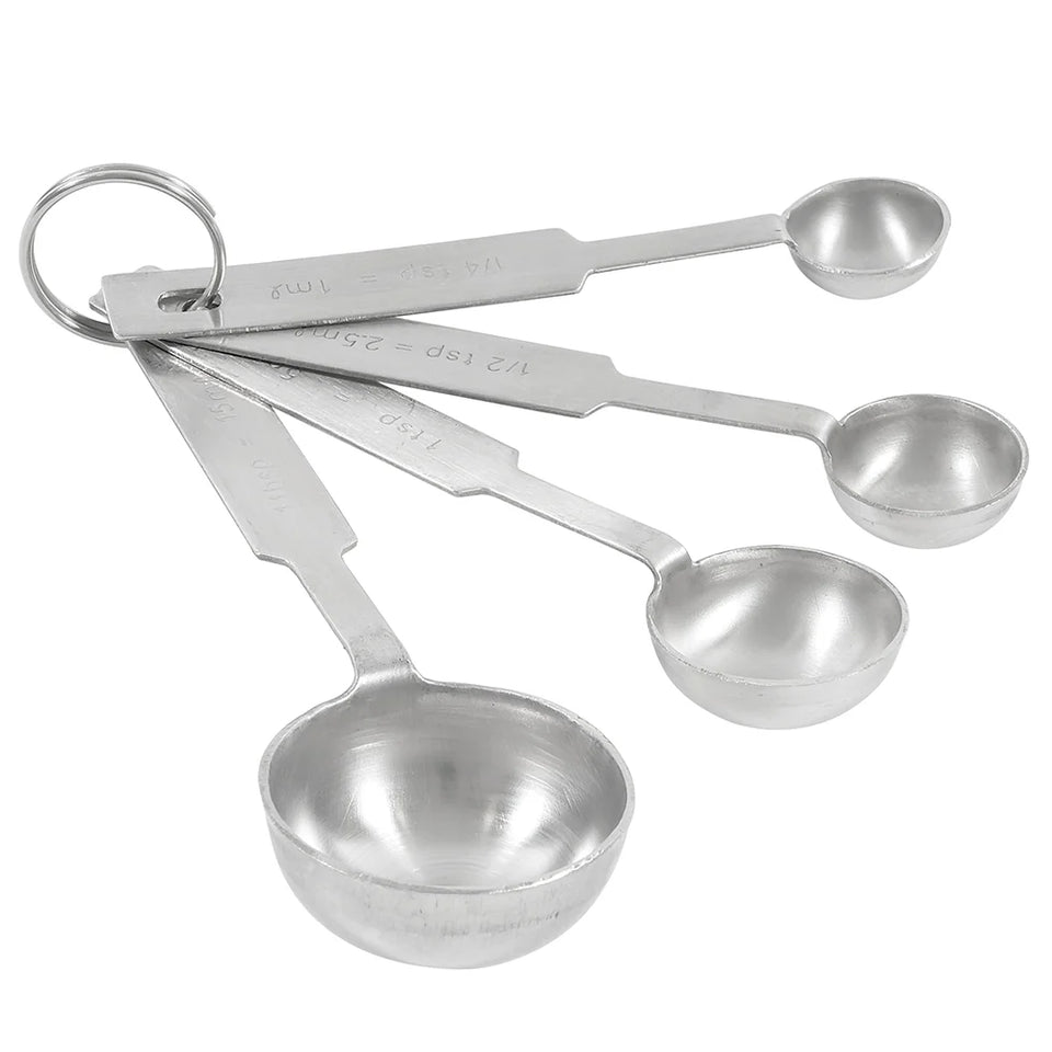 Set de cucharas medidoras deluxe acero inoxidable WINCO MSPD-4X
