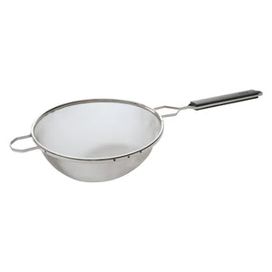 Colador de malla fina simple de 26 cm con mango de plástico WINCO MSTP-10SF