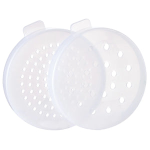 Espolvoreador para 10 oz con 3 tapas transparentes WINCO PDG-10