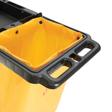 Carro de limpieza con 3 estantes y bolsa extraíble WINCO PJC-4538