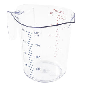 Jarra medidora de policarbonato de 1 L WINCO PMCP-100