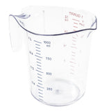 Jarra medidora de policarbonato de 1 L WINCO PMCP-100