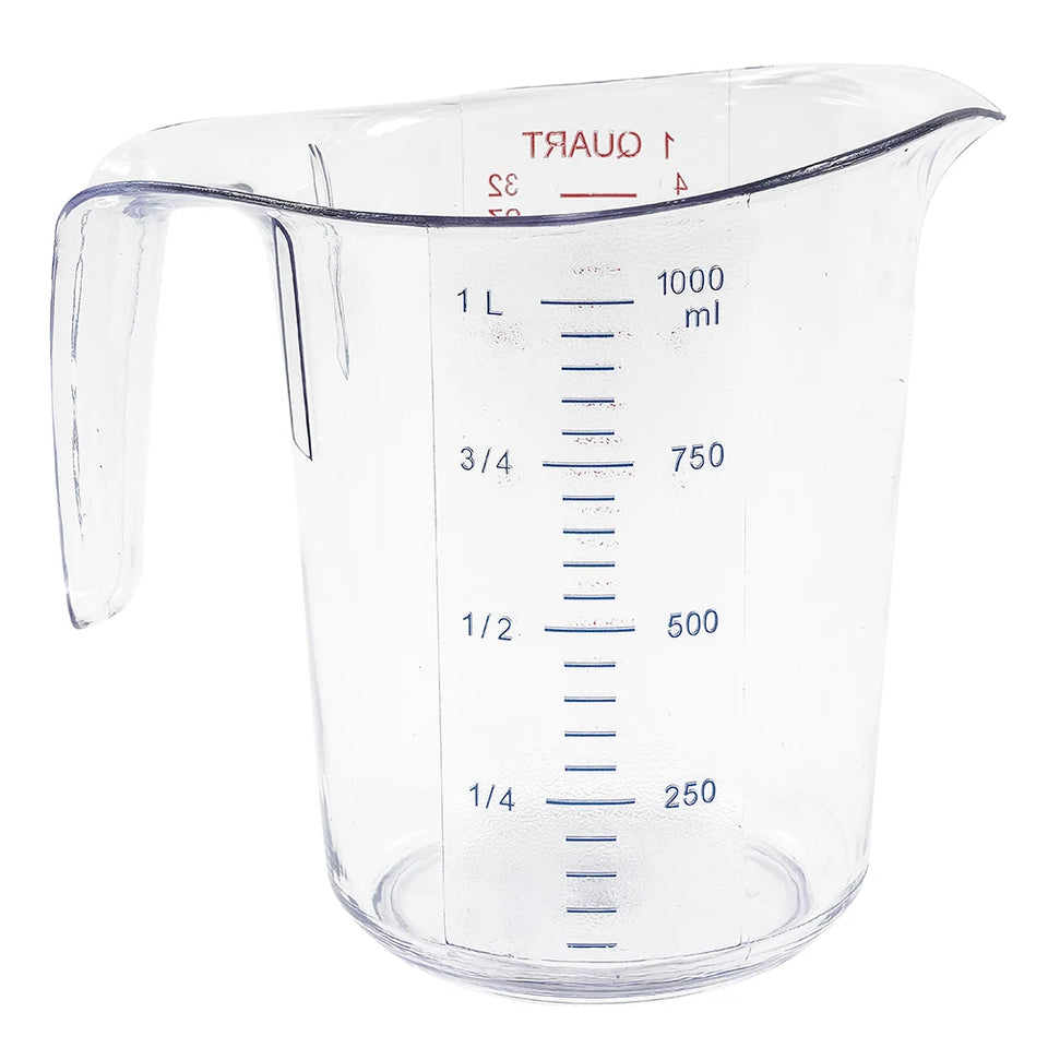 Jarra medidora de policarbonato de 1 L WINCO PMCP-100