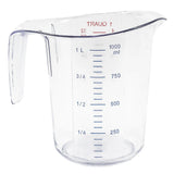 Jarra medidora de policarbonato de 1 L WINCO PMCP-100