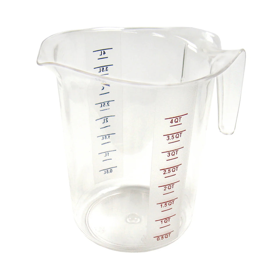 Jarra medidora de policarbonato de 4 L WINCO PMCP-400