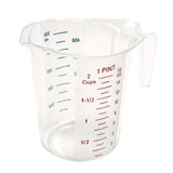 Vaso medidor de policarbonato con graduaciones de color - 500ML WINCO PMCP-50