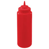 Botellas exprimibles de boca ancha de 946 ml (32 oz) - Rojas WINCO PSW-32R