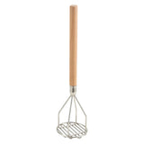 Machacador de patatas con mango de madera - 10 cm de diámetro WINCO PTM-18R