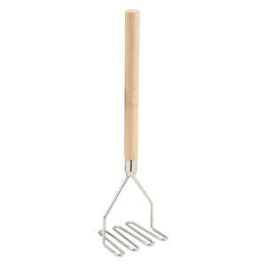 Machacador de patatas con mango de madera - 11,4 cm (4-1/2") WINCO PTM-18S