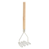 Machacador de patatas con mango de madera - 11,4 cm (4-1/2") WINCO PTM-18S