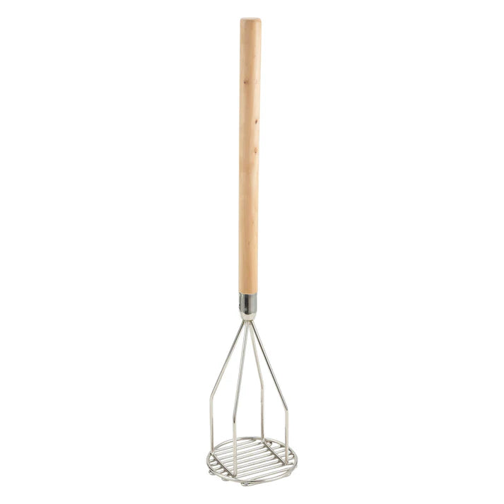 Machacador de patatas con mango de madera - 12,7 cm (5") de diámetro WINCO PTM-24R