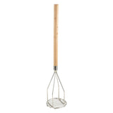 Machacador de patatas con mango de madera - 12,7 cm (5") de diámetro WINCO PTM-24R