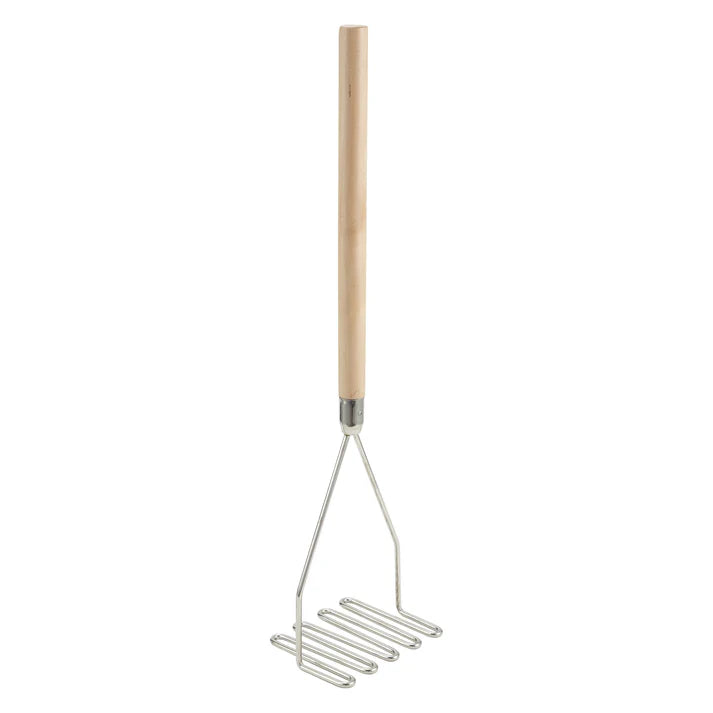 Machacador de patatas con mango de madera - Cuadrado de 5-1/4" WINCO PTM-24S