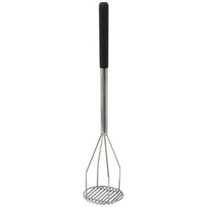 Machacador de patatas con mango de plástico - 5" redondo WINCO PTMP-24R