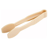 Pinzas planas de 15 cm de policarbonato color beige WINCO PUTF-6B