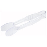 Pinzas planas de 6" de policarbonato color transparente WINCO PUTF-6C