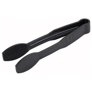Pinzas planas de 6" de policarbonato color negro WINCO PUTF-6K