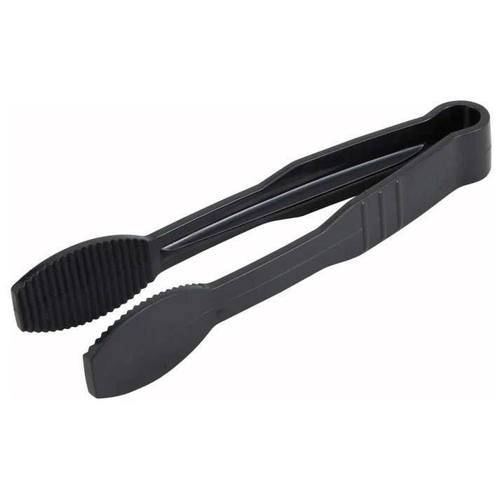 Pinzas planas de 6" de policarbonato color negro WINCO PUTF-6K