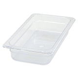 Bandeja de policarbonato de 1/3 x 2 1/2" WINCO SP7302